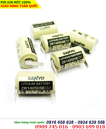Pin nuôi nguồn Sanyo CR14250 lithium 3v 1/2AA 850mAh chính hãng Made in Japan